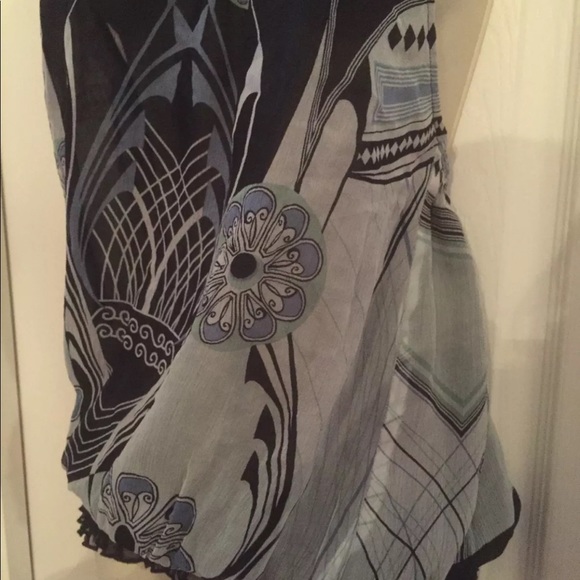 Anthropologie Boho Silk CHIFFON Halter S - Picture 4 of 13